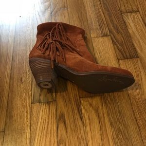 Size 8 suede Sam Edelman booties. Never worn.